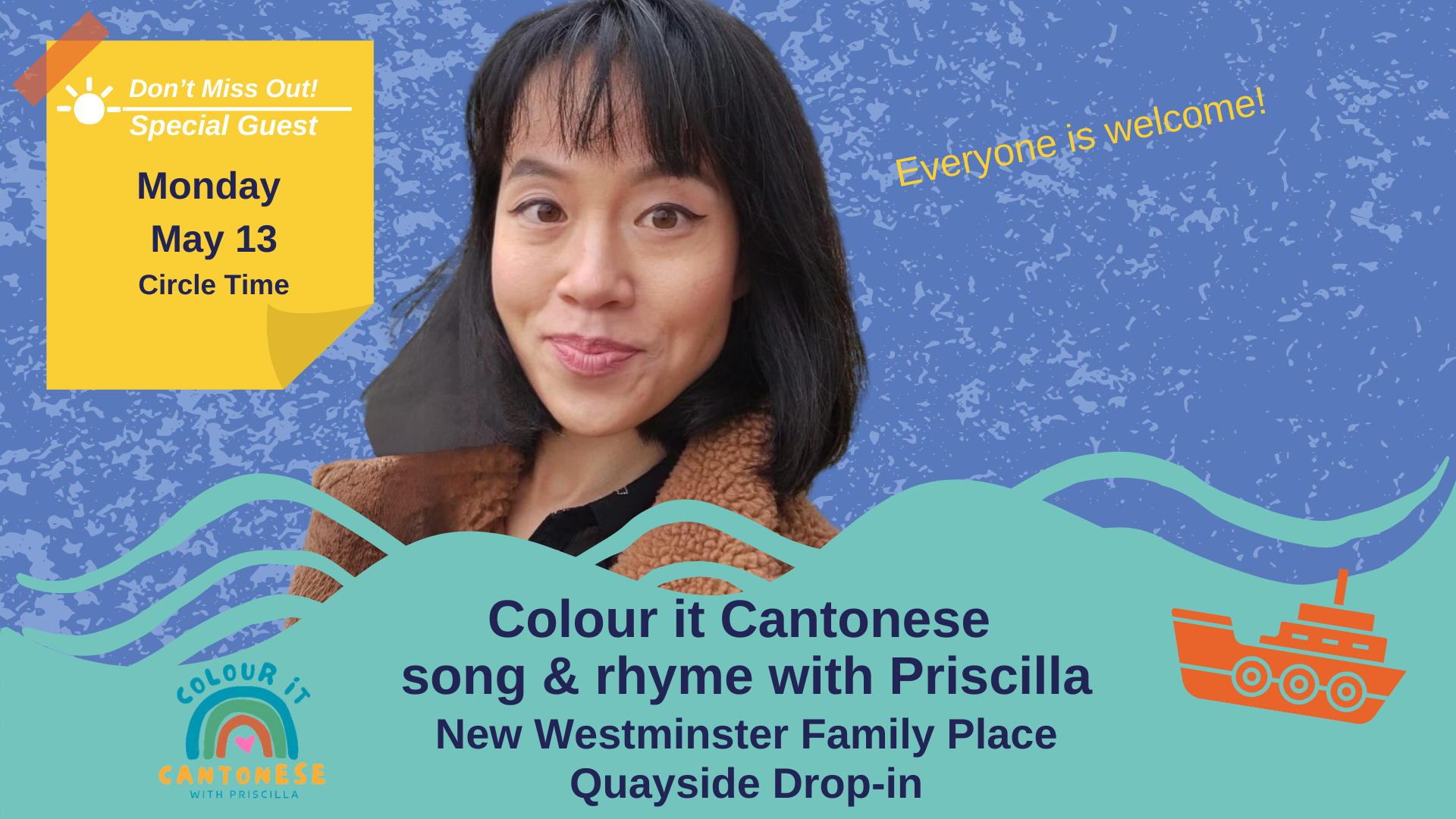 Photograph of Priscilla from Colour it Cantonese