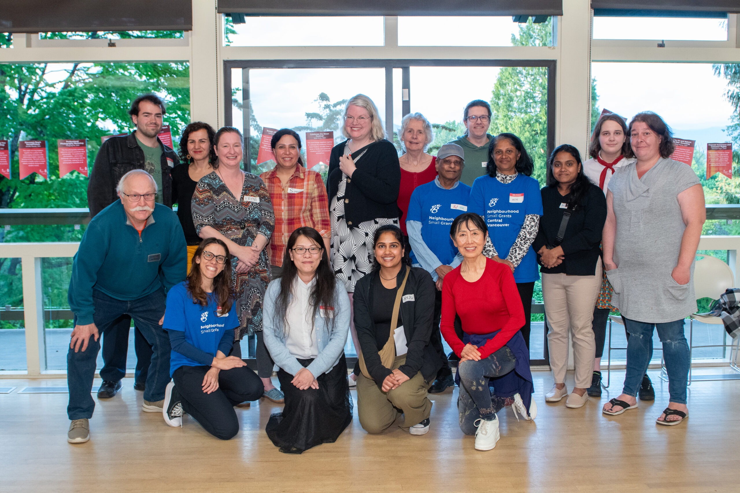 Neighbourhood small grant season kick off staff and volunteer team 2025